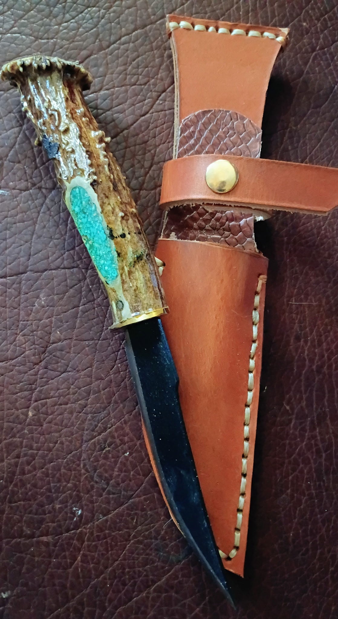 Handmade Bone Handle Knife
